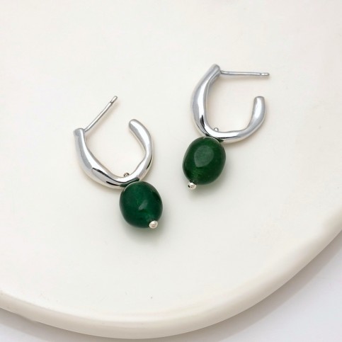 Bold Agate Studs