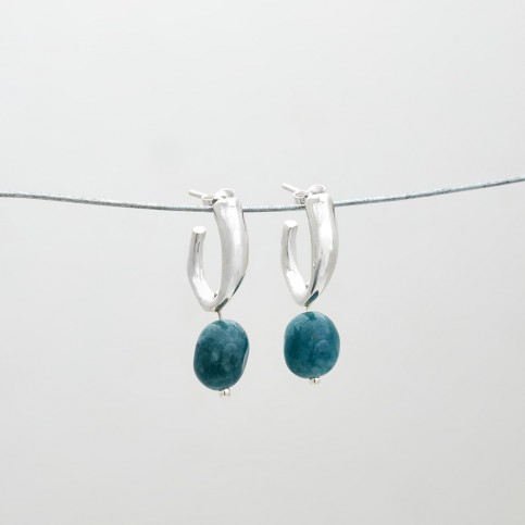 Bold Agate Studs