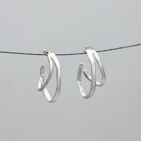 Double Hoop Studs