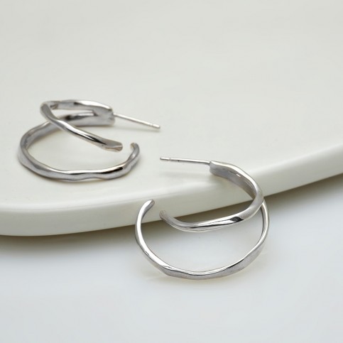 Double Hoop Studs