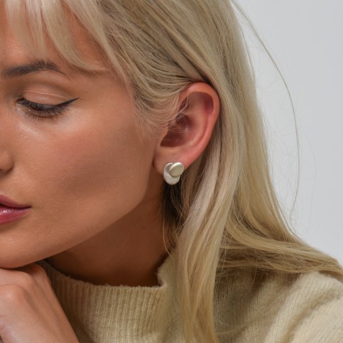 Βότσαλα Καρφωτά Σκουλαρίκια