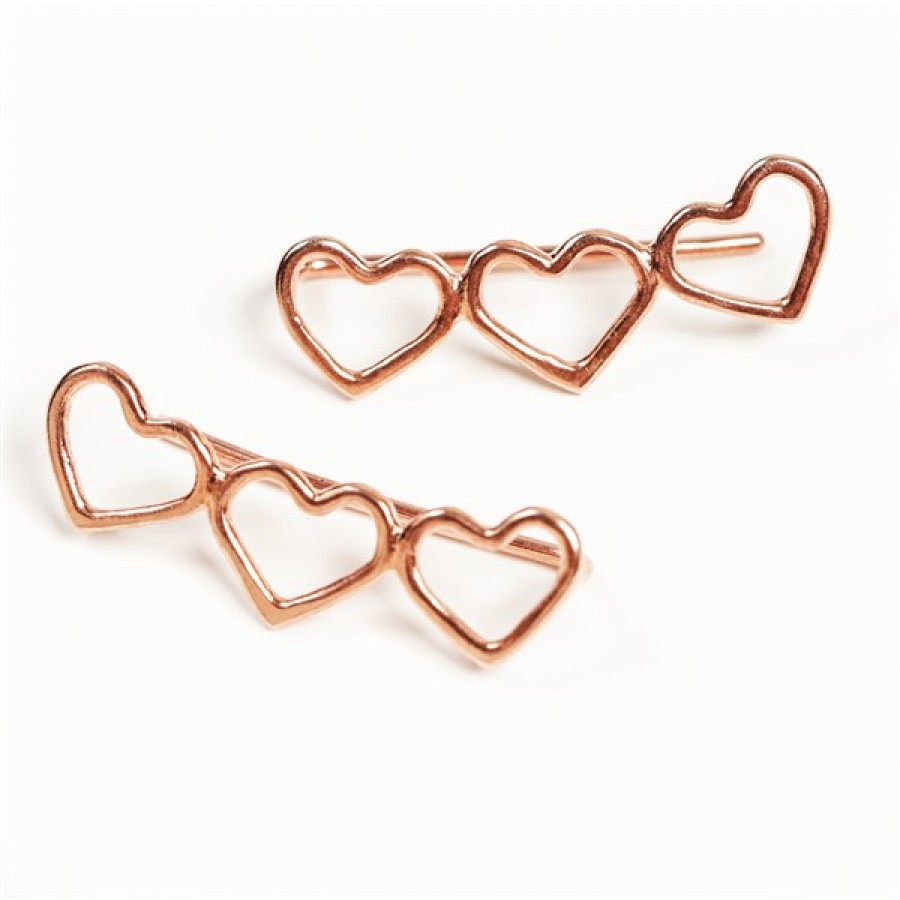 Hearts Σκουλαρίκια Climbers