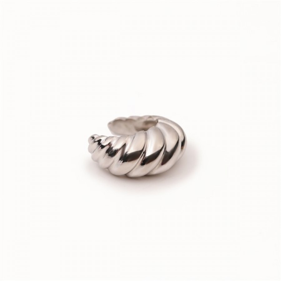Puff Ασημένιο Ear Cuff