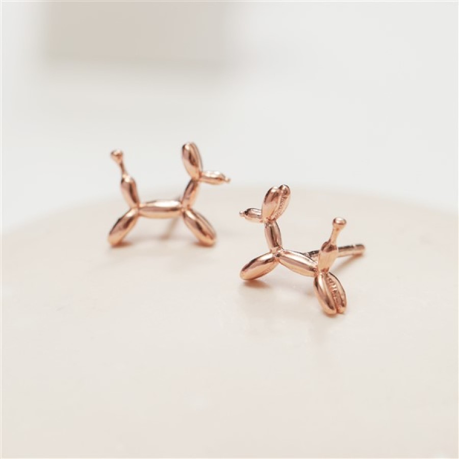 Μπαλονοσκυλάκι Σκουλαρίκια