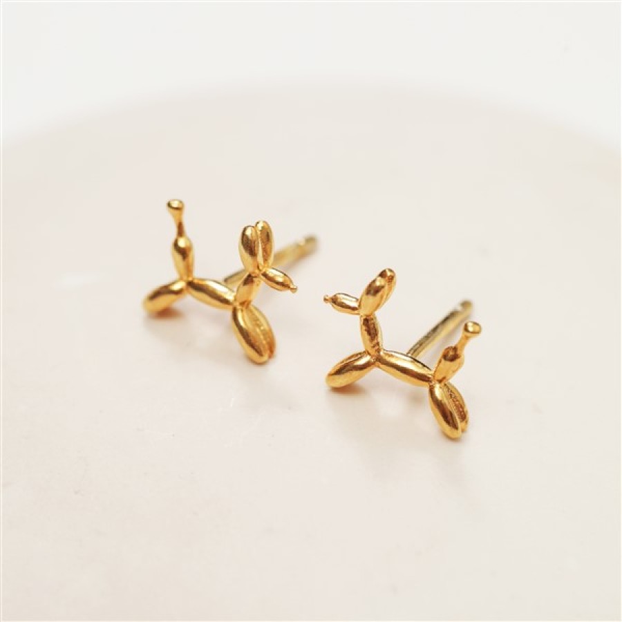 Μπαλονοσκυλάκι Σκουλαρίκια