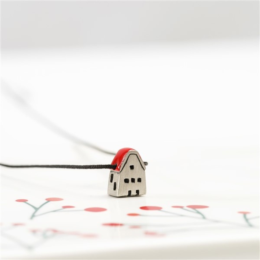 Amsterdam Σπιτάκι κολιέ