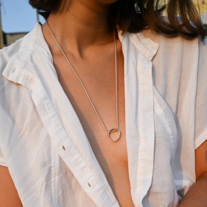 Bold Circle Necklace