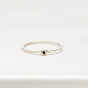 Black zircon ring